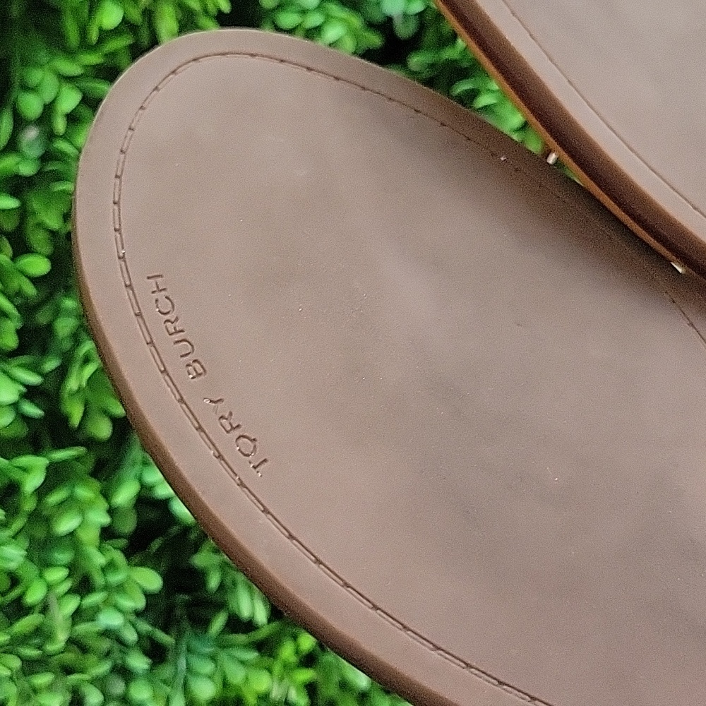 Tory Burch Brown Leather Sandals - Picture 7 of 11